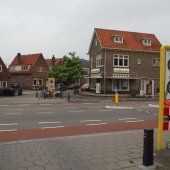 Ongeval Fiets contra auto Piethein Plein Noordwijk